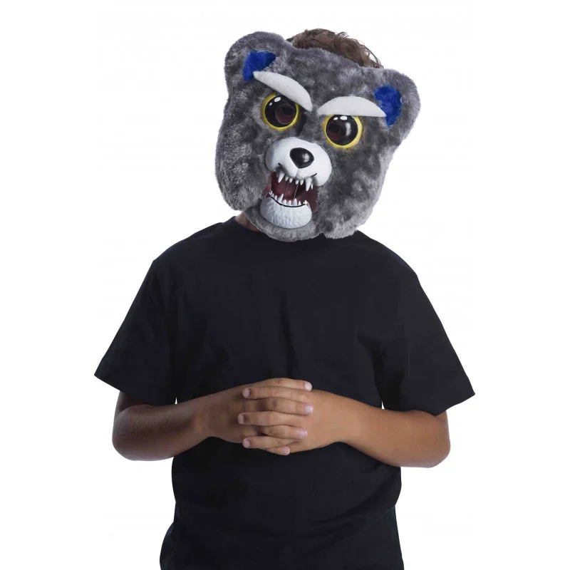 Máscara de Oso Gris Enfadado Feisty Pets