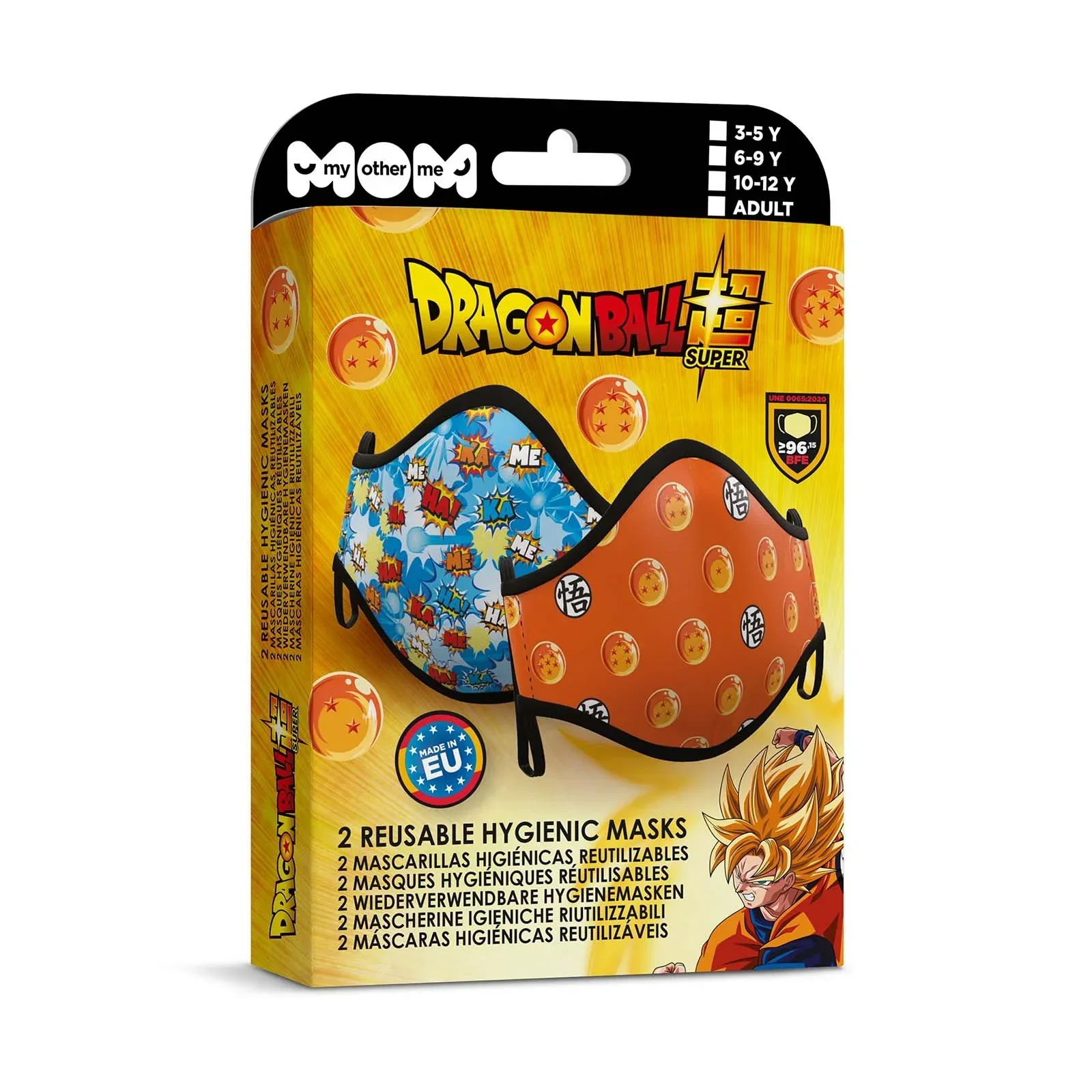 Mascarilla de Dragon Ball Estampada Infantil - Image 2