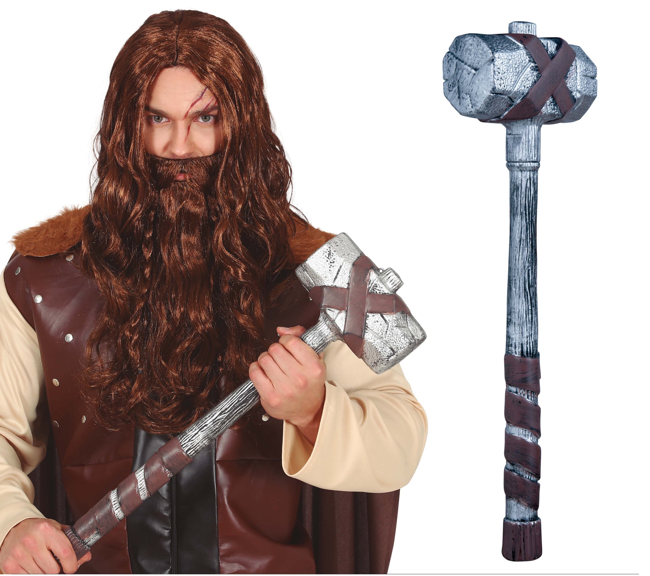 Maza Medieval Tipo Hacha