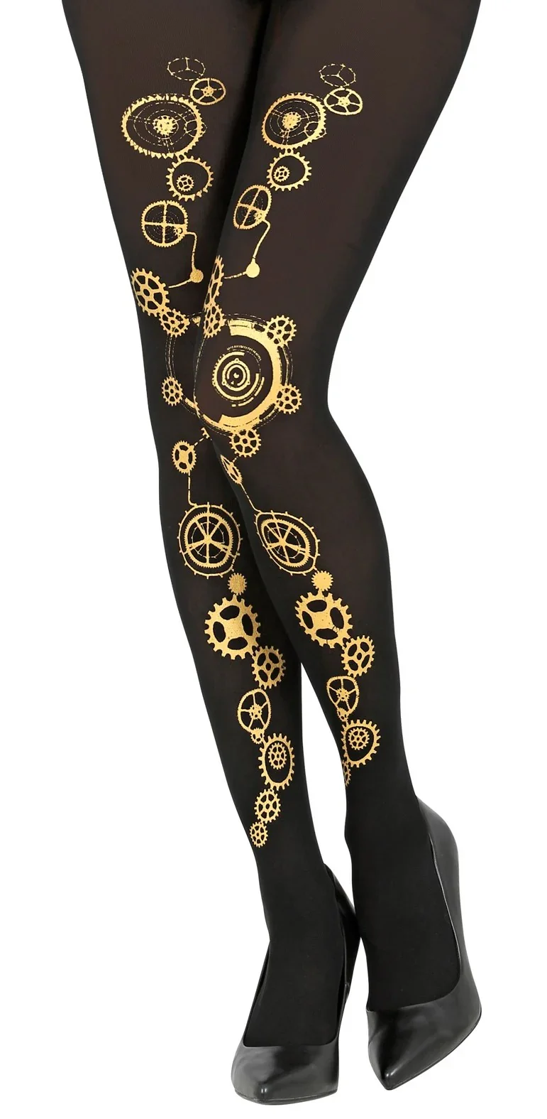 Medias con Engranajes Steampunk para Adulta
