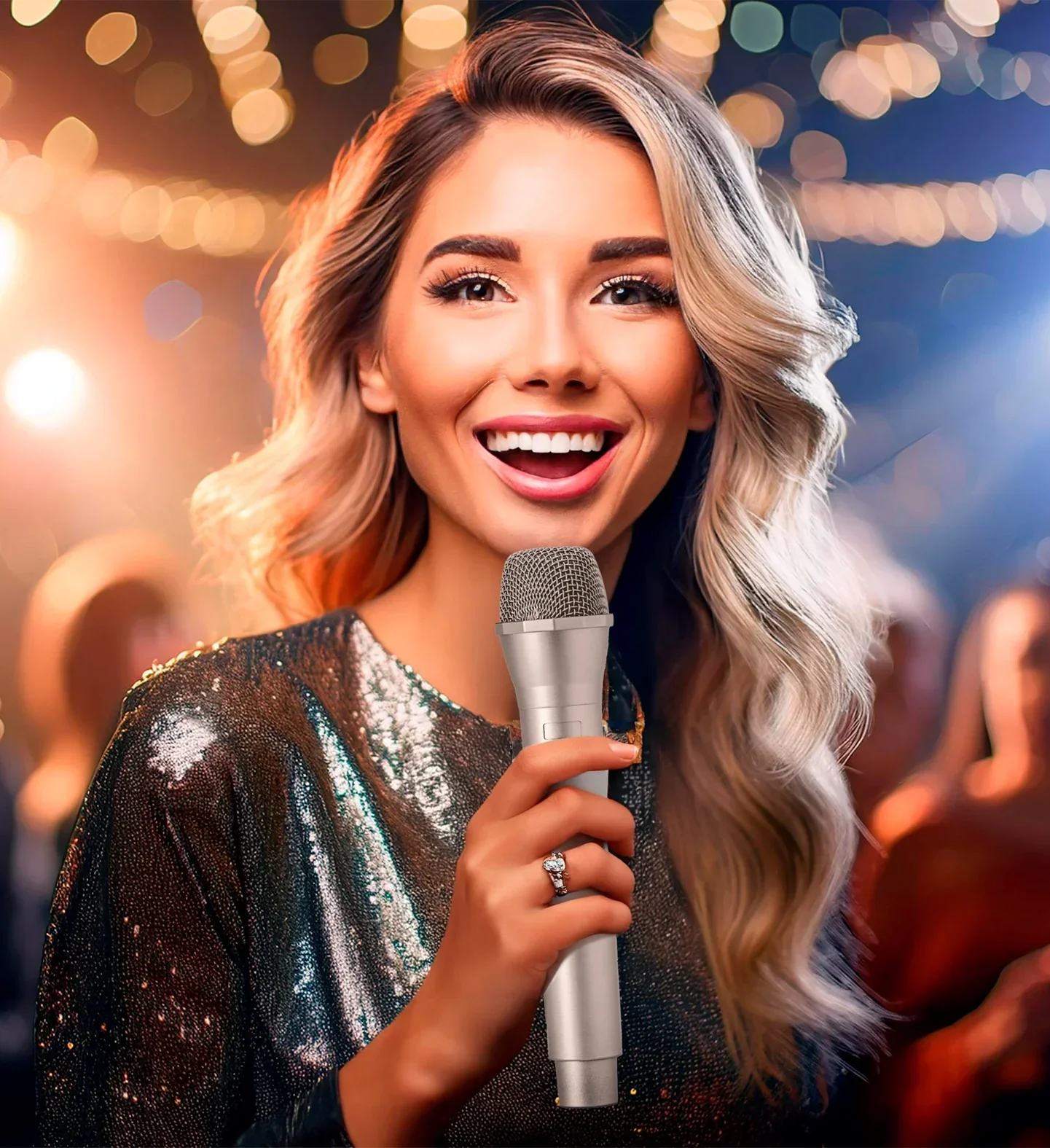 Micrófono Realista de Cantante - Image 2