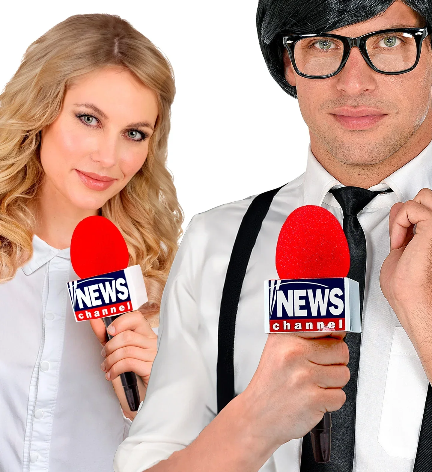 Micrófono de Reportero Noticias de Televisión - Image 3