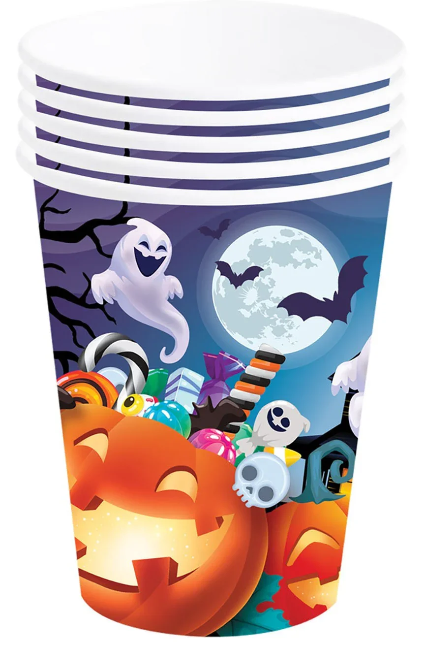 Pack de 6 Vasos de Calabazas con Caramelos - Image 3
