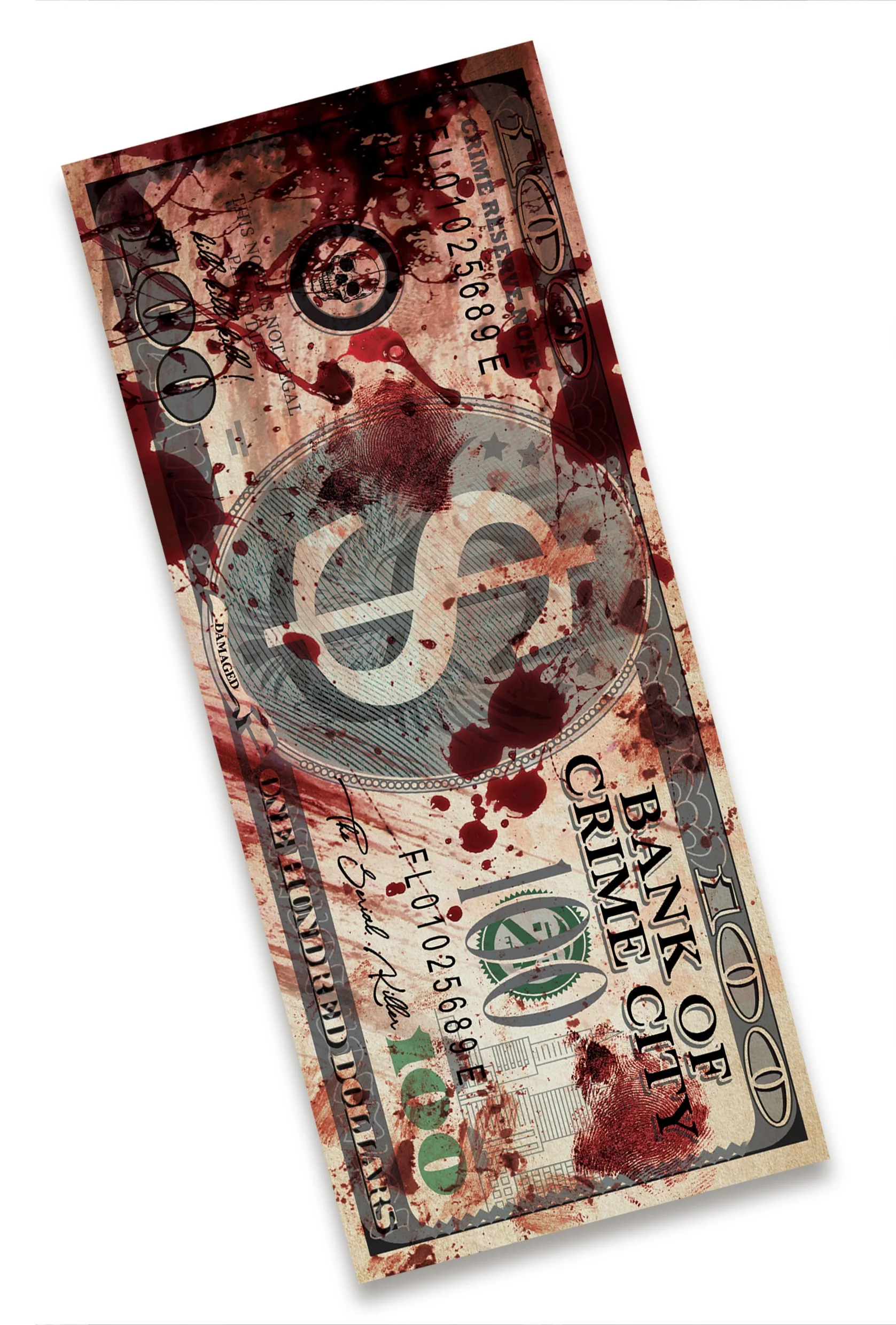 Pack de 75 Billetes Ensangrentados