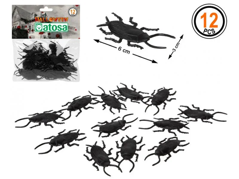 Pack de Cucarachas para Decoración de Halloween
