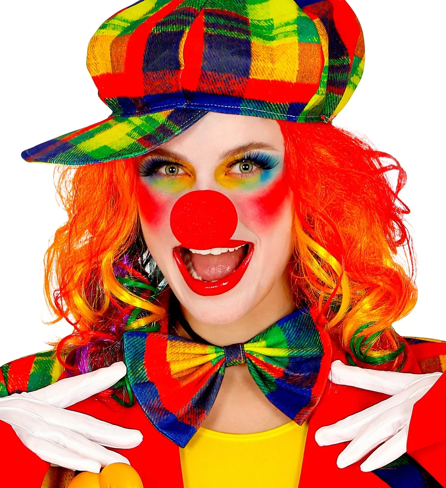 Pajarita de Payaso de Cuadros Multicolor - Image 4