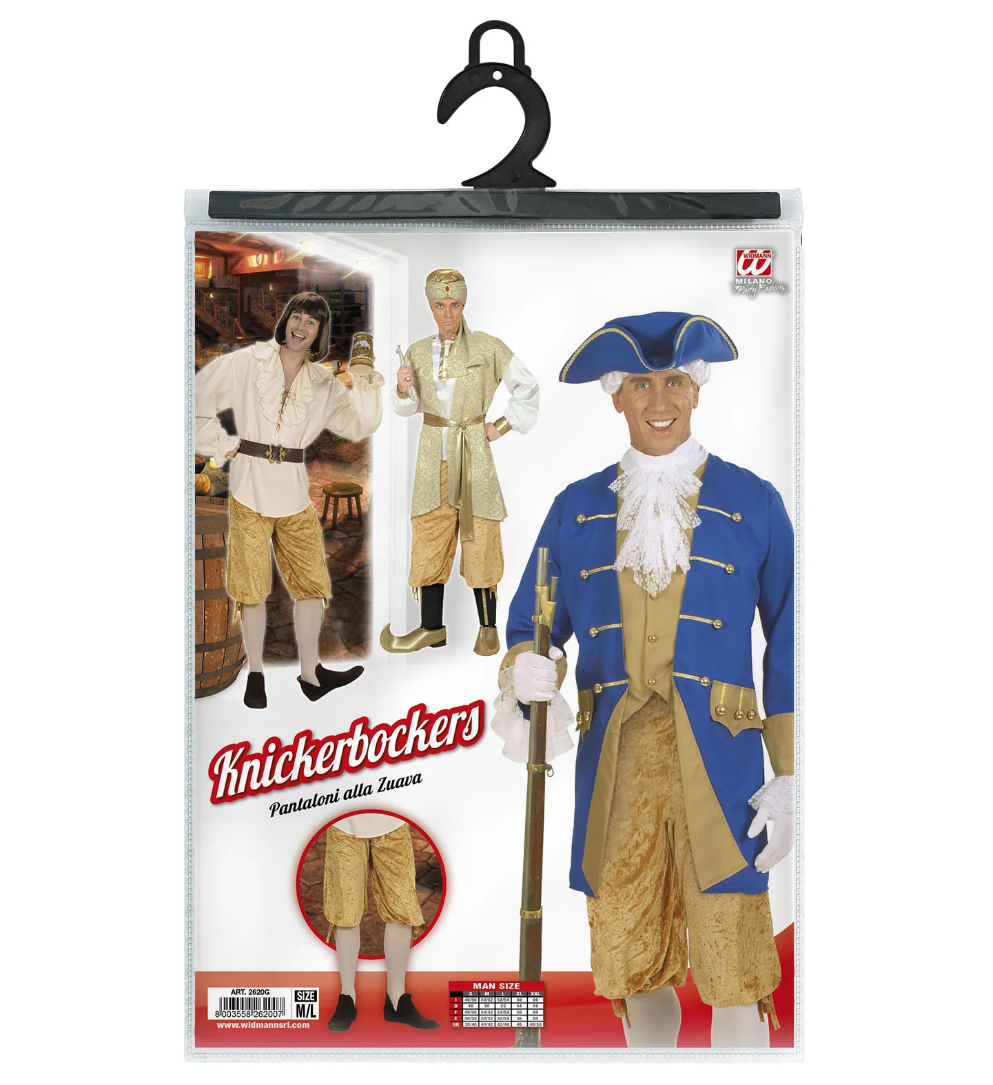 Pantalón Bombacho Corto Beige para Hombre - Image 4