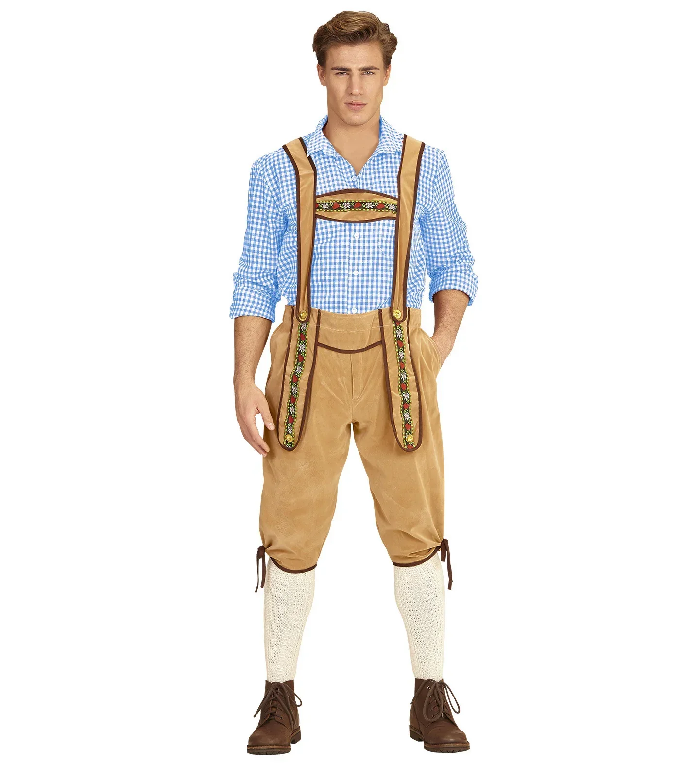 Pantalón Oktoberfest Beige para Hombre - Image 3