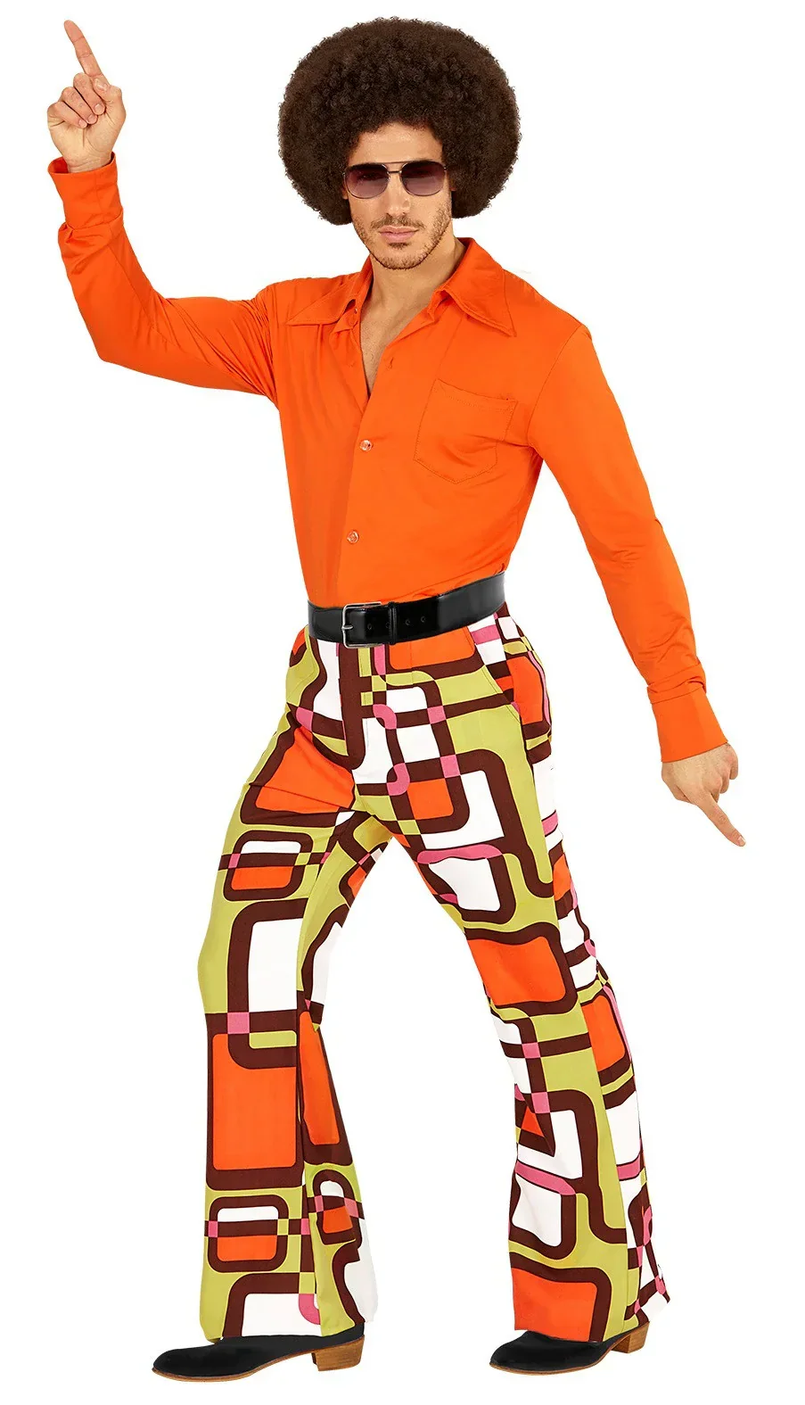 Pantalones de Campana Disco Años 70 para Hombre - Image 2