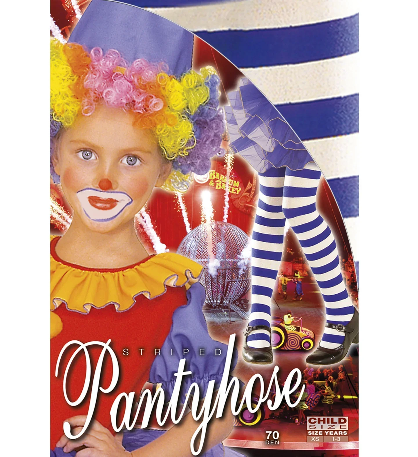 Pantys con Rayas Azules y Blancas Infantiles - Image 3