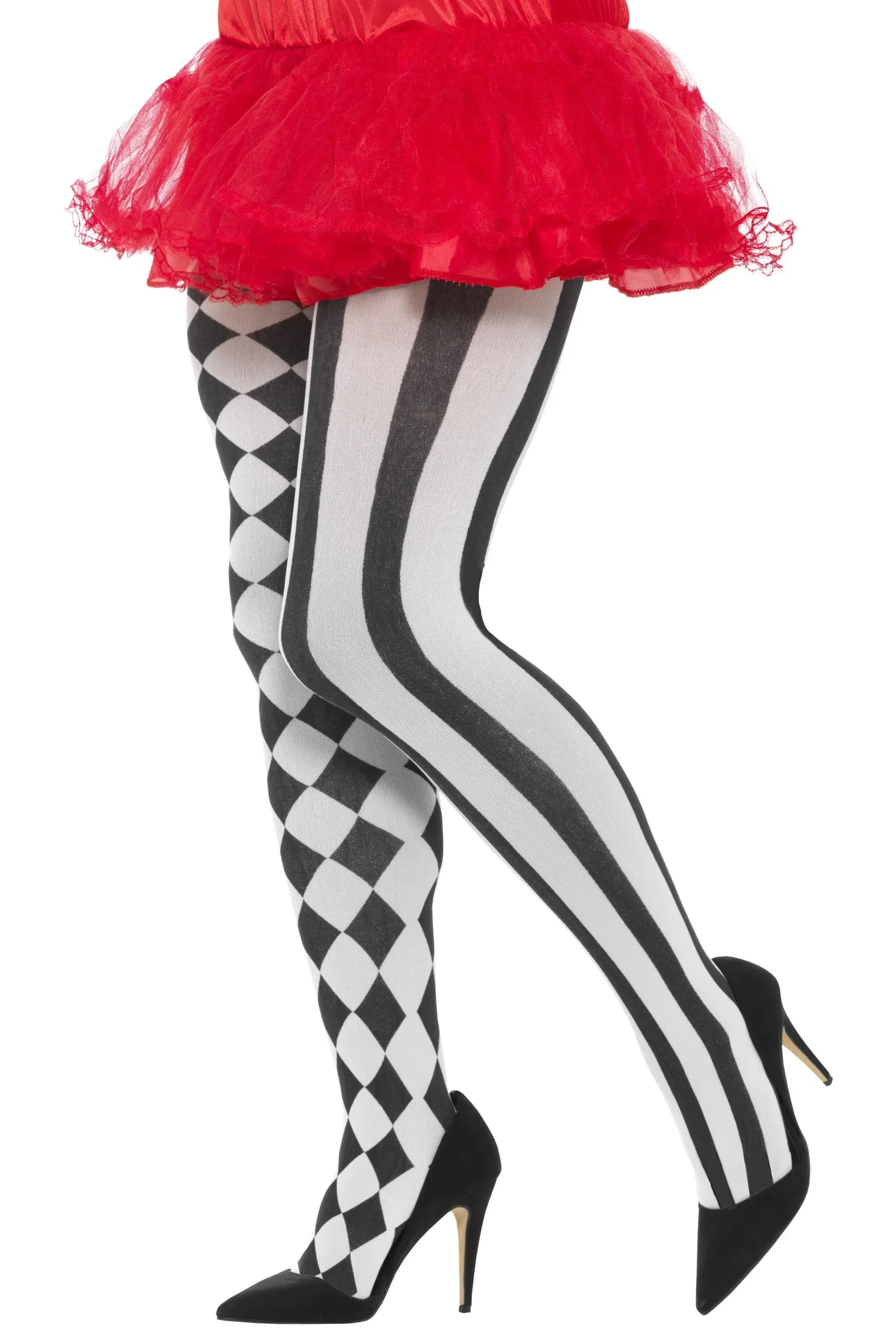 Pantys de Arlequín con Rombos y Rayas para Adulto - Image 2