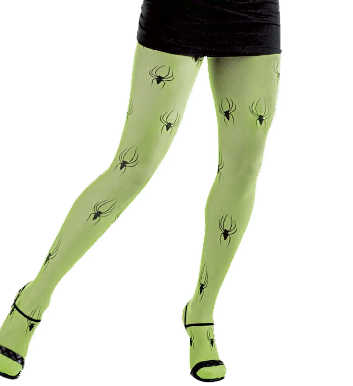 Pantys Fluorescentes con Arañas para Mujer - Image 4