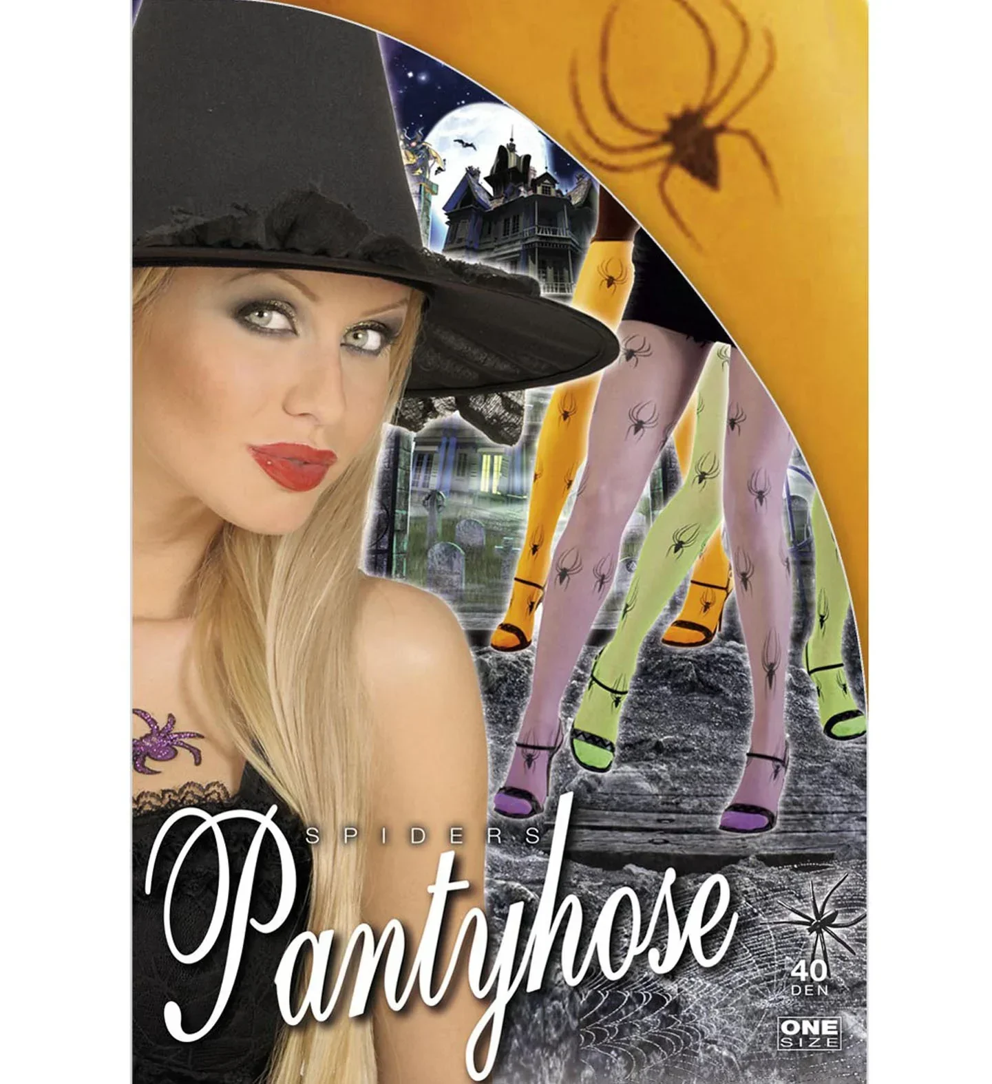 Pantys Fluorescentes con Arañas para Mujer - Image 5