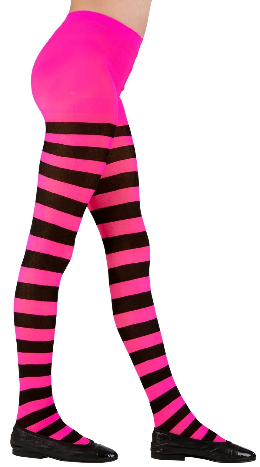 Pantys Infantiles Rayas Rosas - Image 2