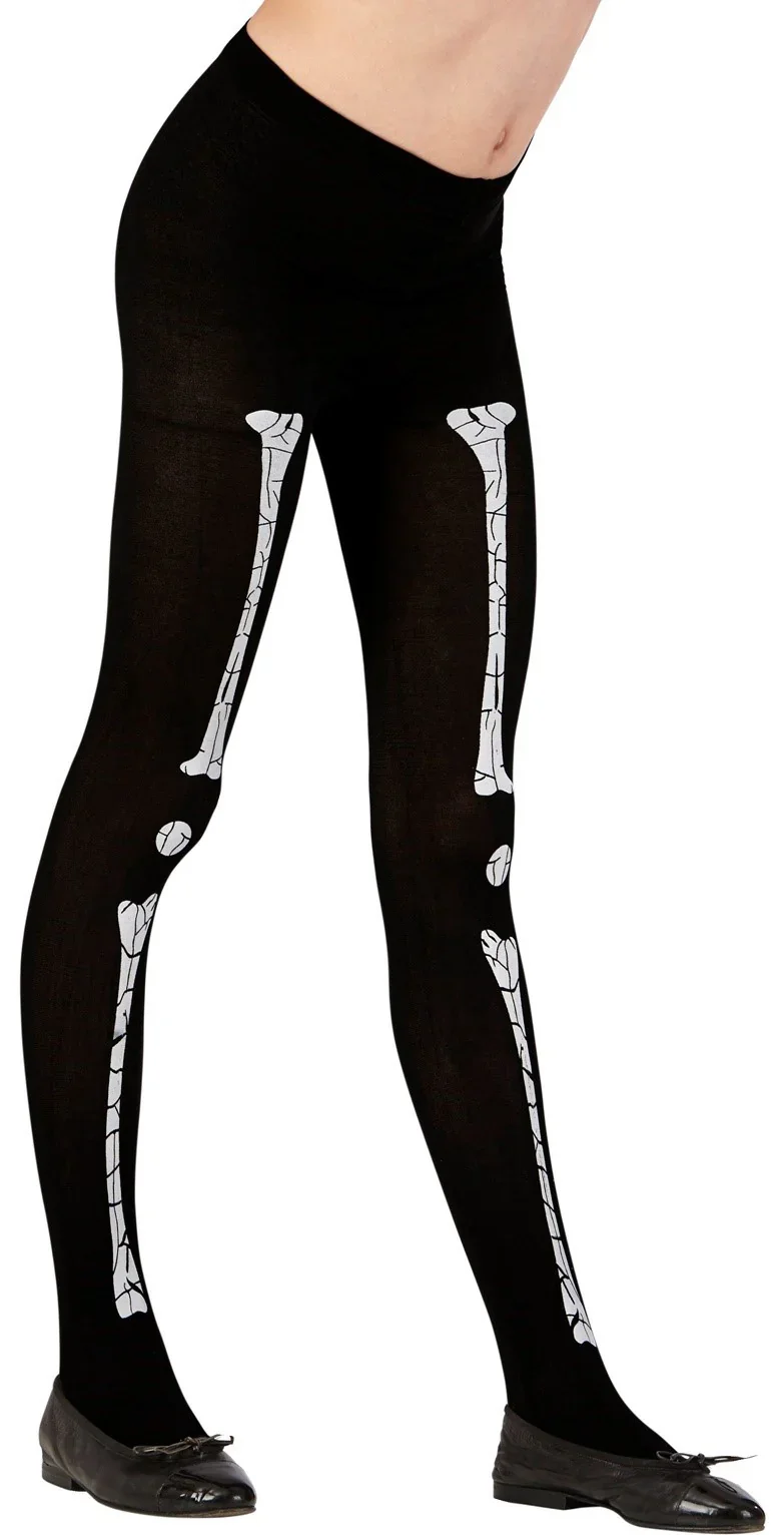 Pantys Negros con Huesos Infantiles - Image 2