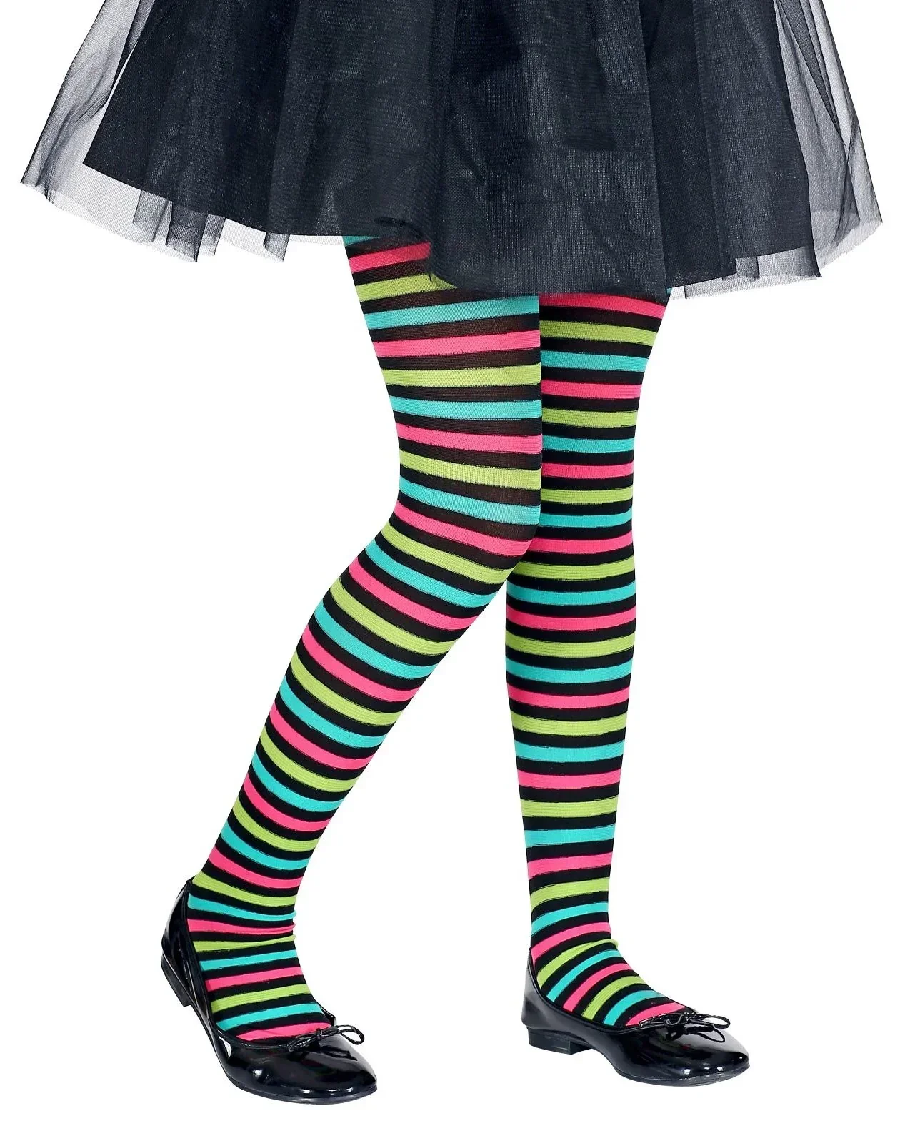 Pantys con Rayas Multicolor Infantiles - Image 2