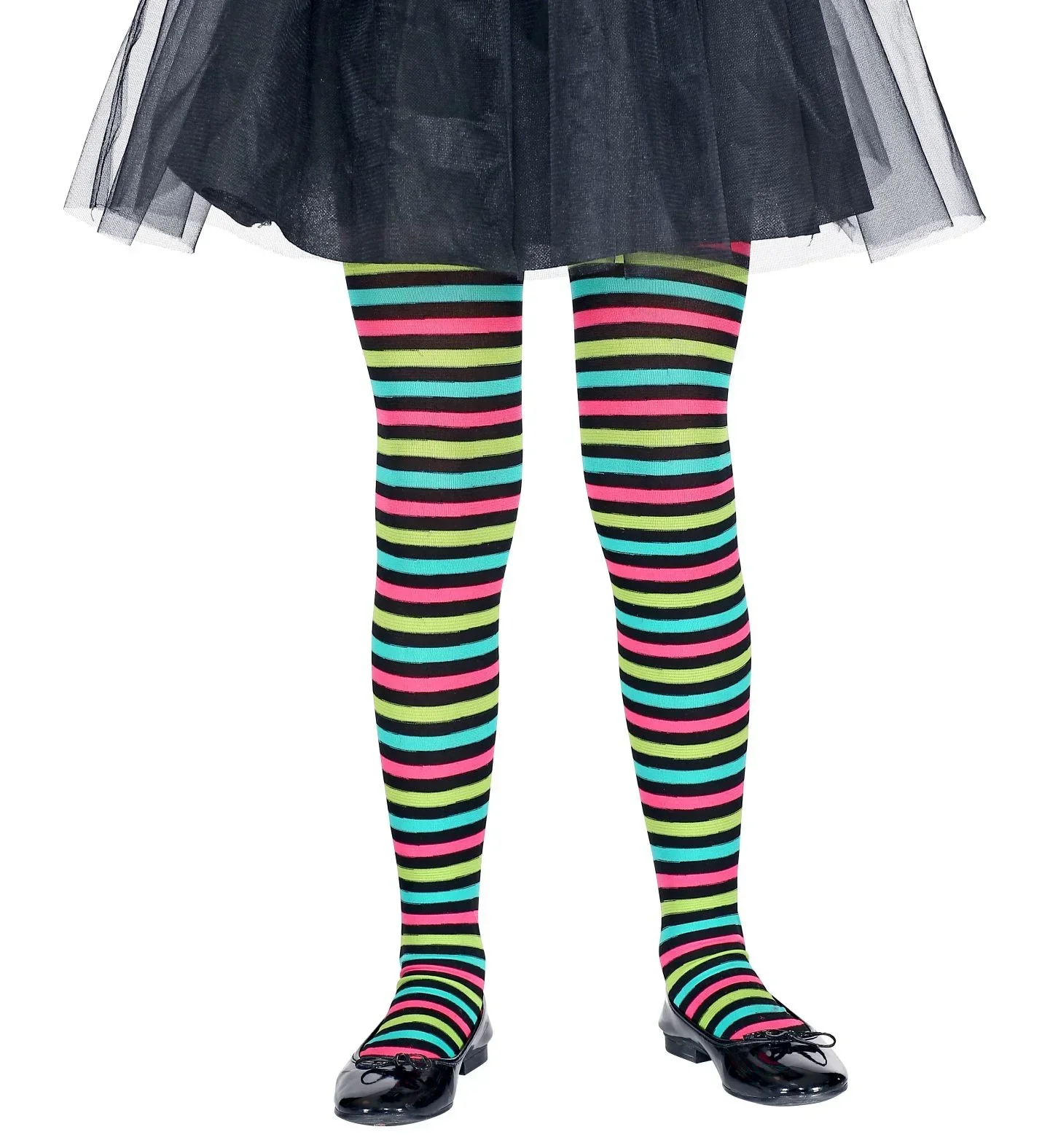 Pantys con Rayas Multicolor Infantiles - Image 3