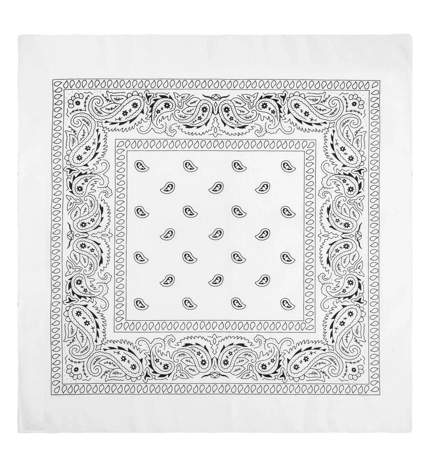 Pañuelo Bandana Blanco para Adulto - Image 4