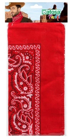 Pañuelo Bandana Rojo de Vaquero - Image 2