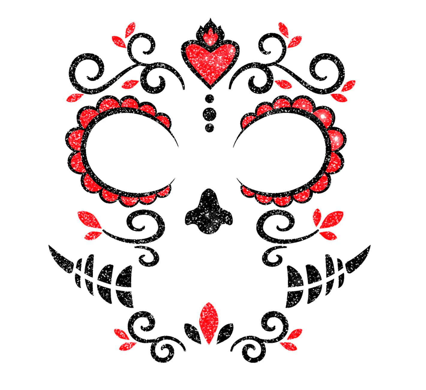 Pegatinas Faciales de Catrina con Purpurina - Image 2