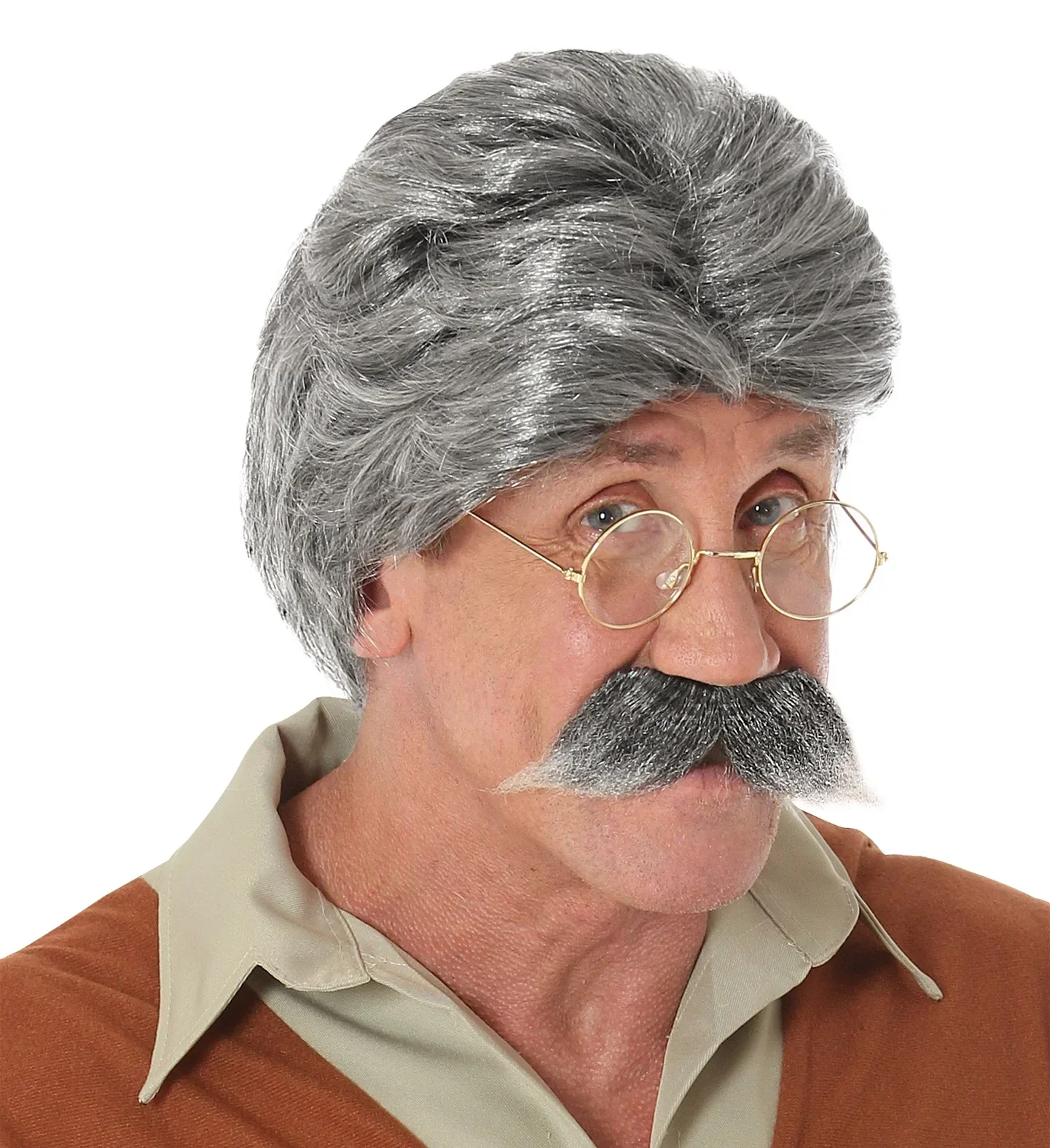 Peluca de Abuelo Canosa con Bigote Grande - Image 2
