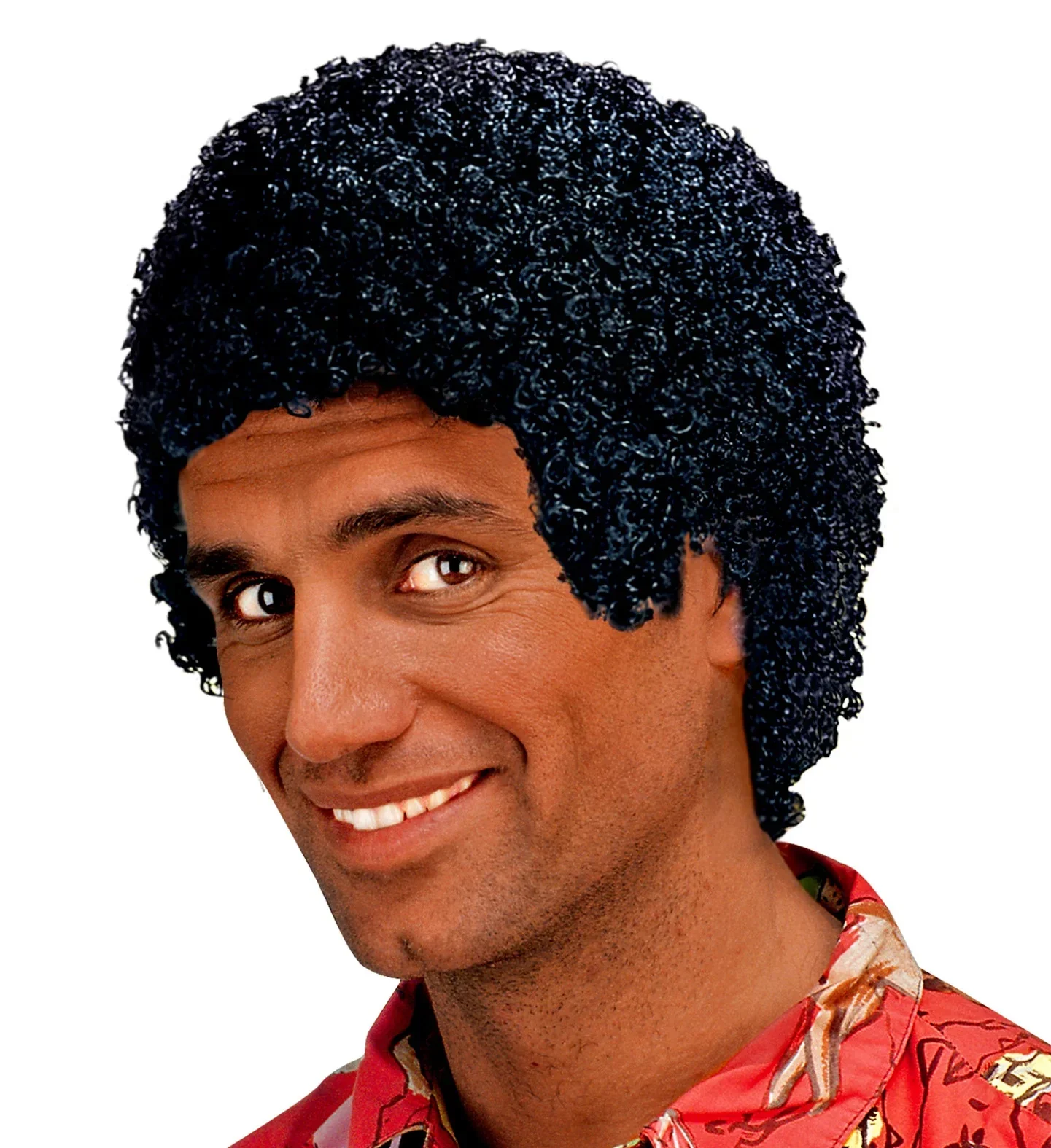 Peluca Afro Morena Corta Efecto Mojado - Image 2