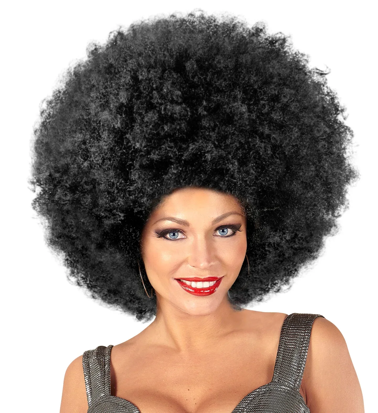 Peluca Afro Morena de Rizos - Image 3