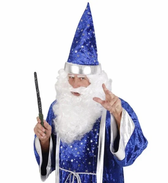 Peluca Blanca con Barba de Papá Noel - Image 2
