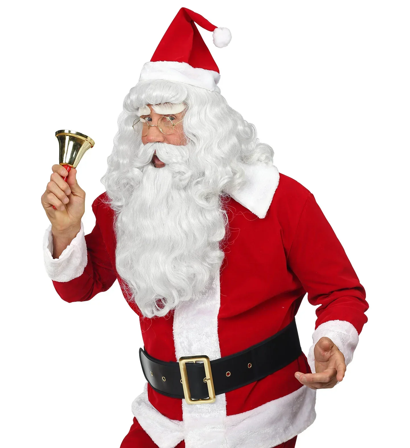 Peluca Blanca de Papá Noel con Bigote y Barba Larga - Image 3