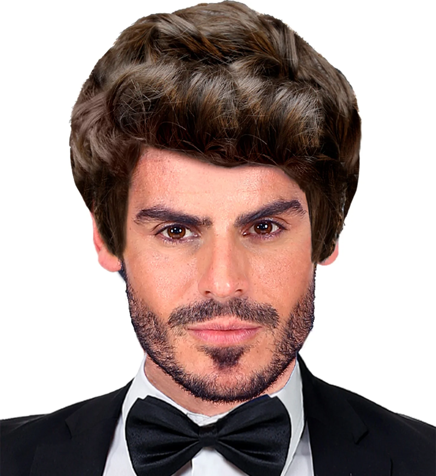 Peluca castaña para Hombre - Image 2