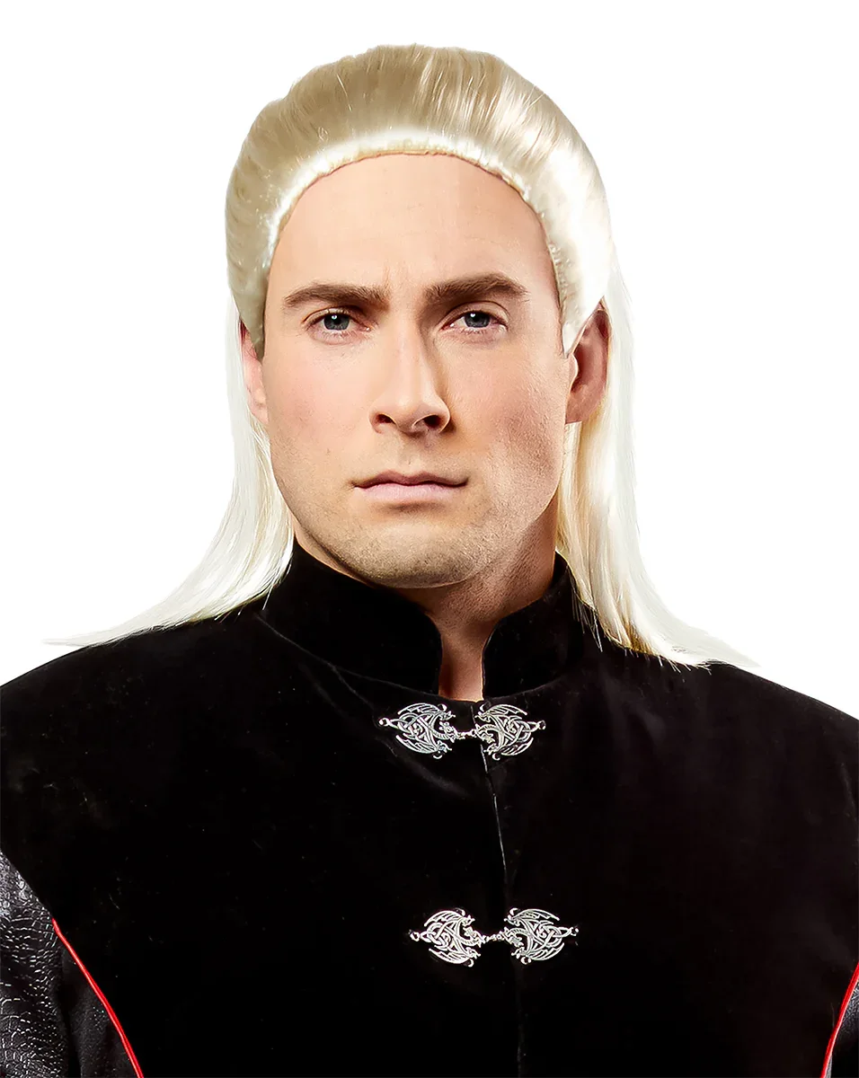 Peluca de Daemon Targaryen Blanca