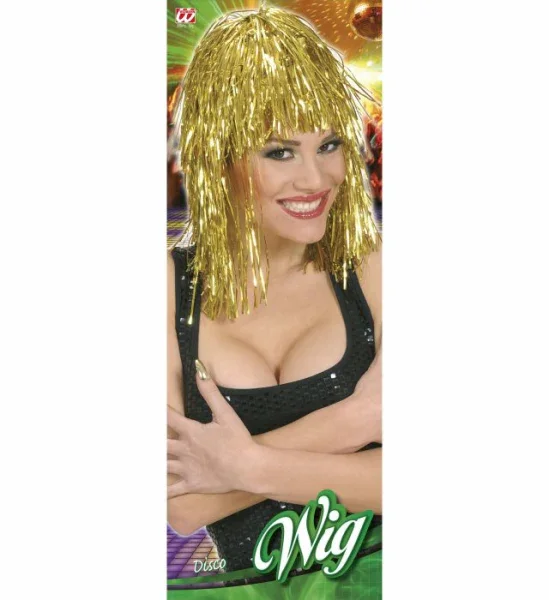 Peluca Disco en Oro - Image 3