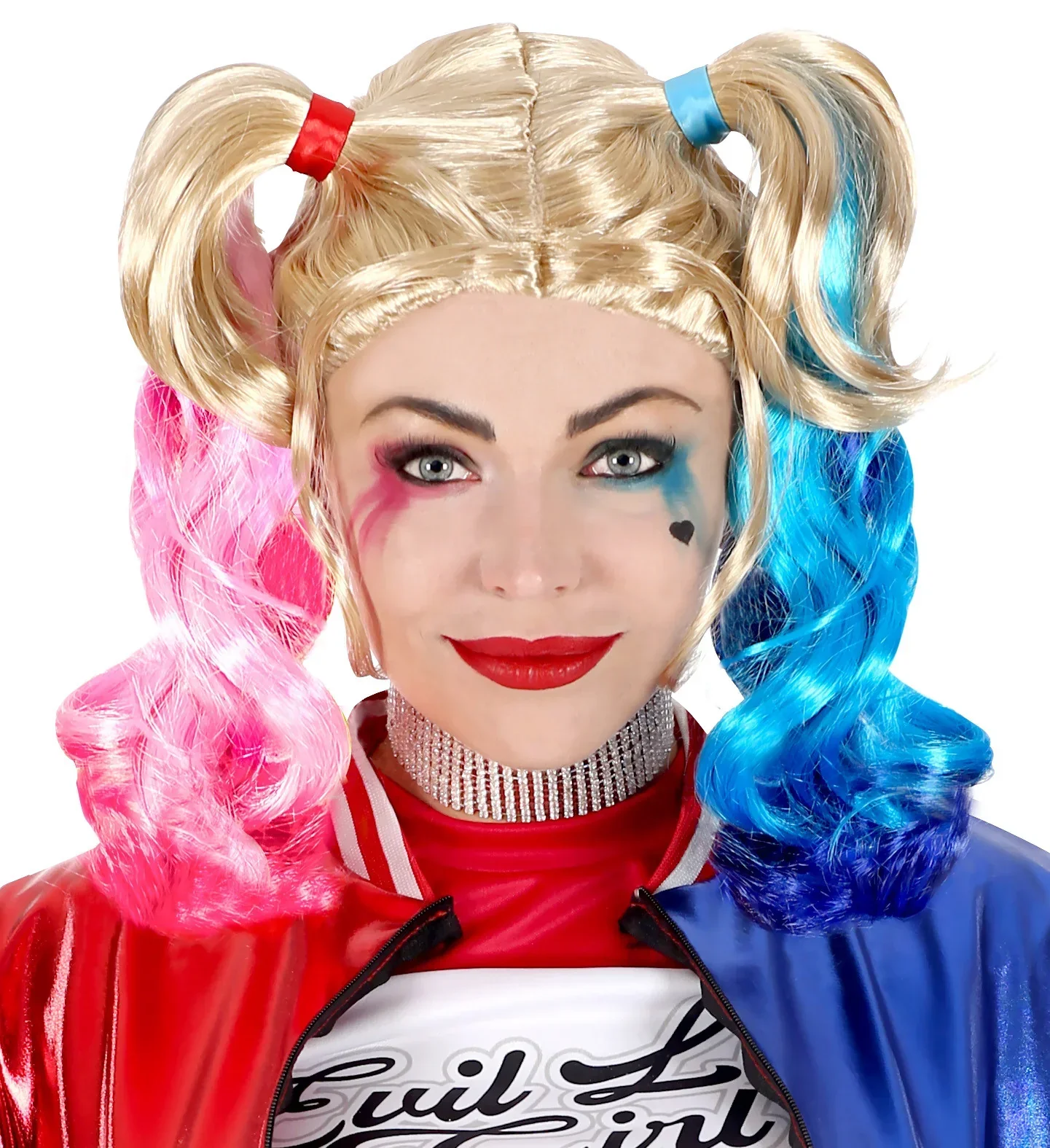 Peluca de Harley Villana Rubia con Coletas