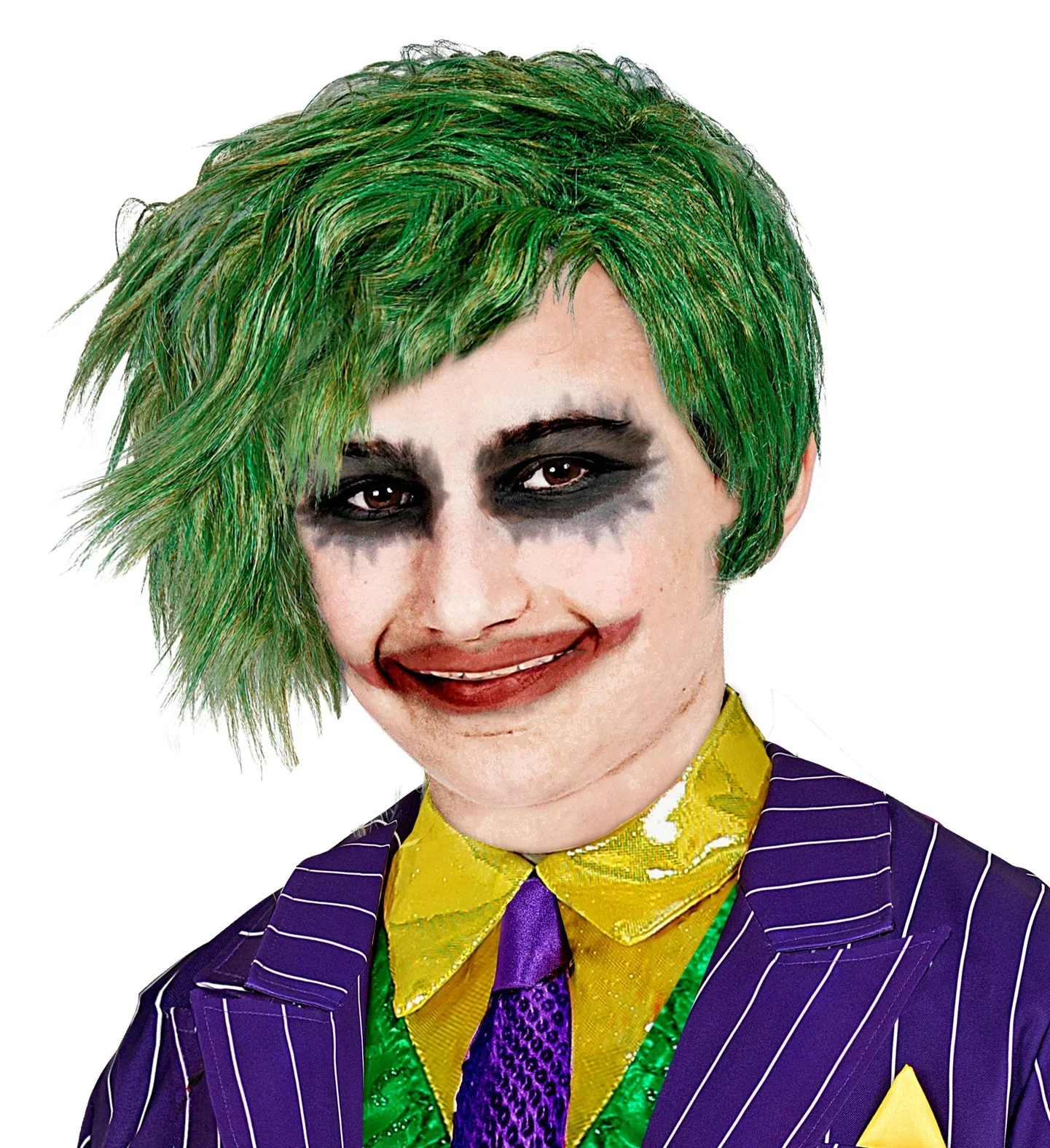 Peluca de Joker Verde Infantil - Image 3