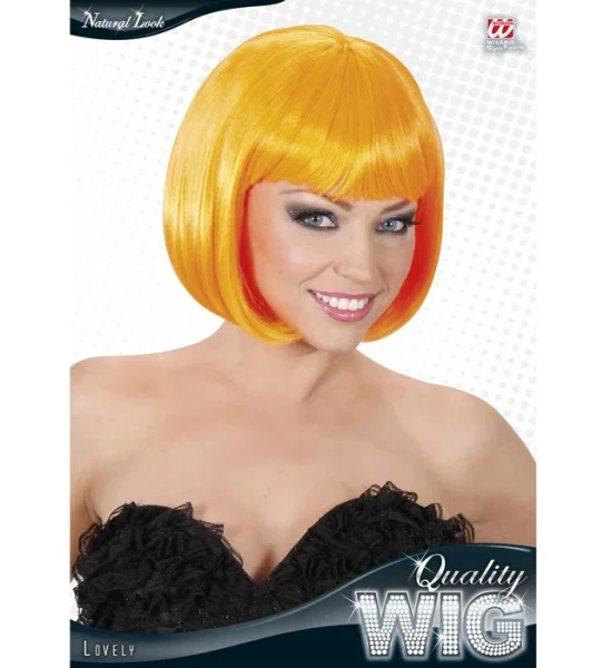 Peluca Naranja Corta Lisa - Image 2