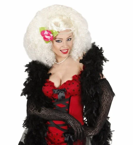 Peluca Blanca Cabaret Lujo - Image 2