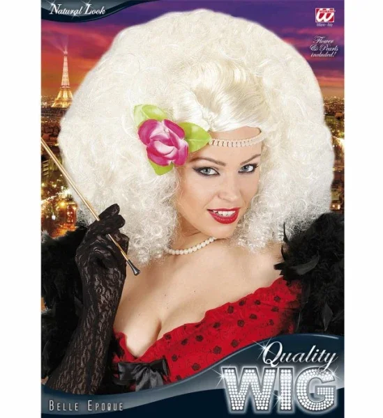 Peluca Blanca Cabaret Lujo - Image 3