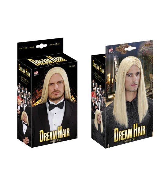 Peluca Rubia Larga para Hombre - Image 5