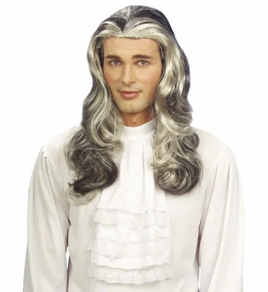Peluca de Vampiro Gris con Mechas - Image 3