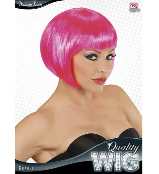 Peluca Media Melena Fucsia - Image 2