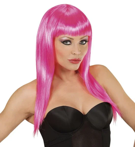 Peluca con Melena Rosa