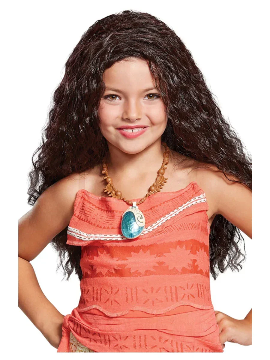 Peluca de Moana Vaiana Disney Infantil