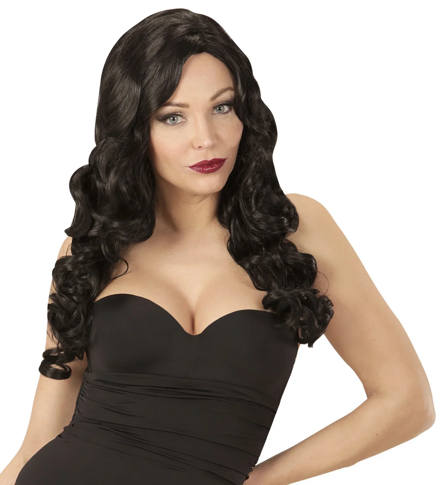 Peluca Morena Larga con Ondas Premium - Image 2