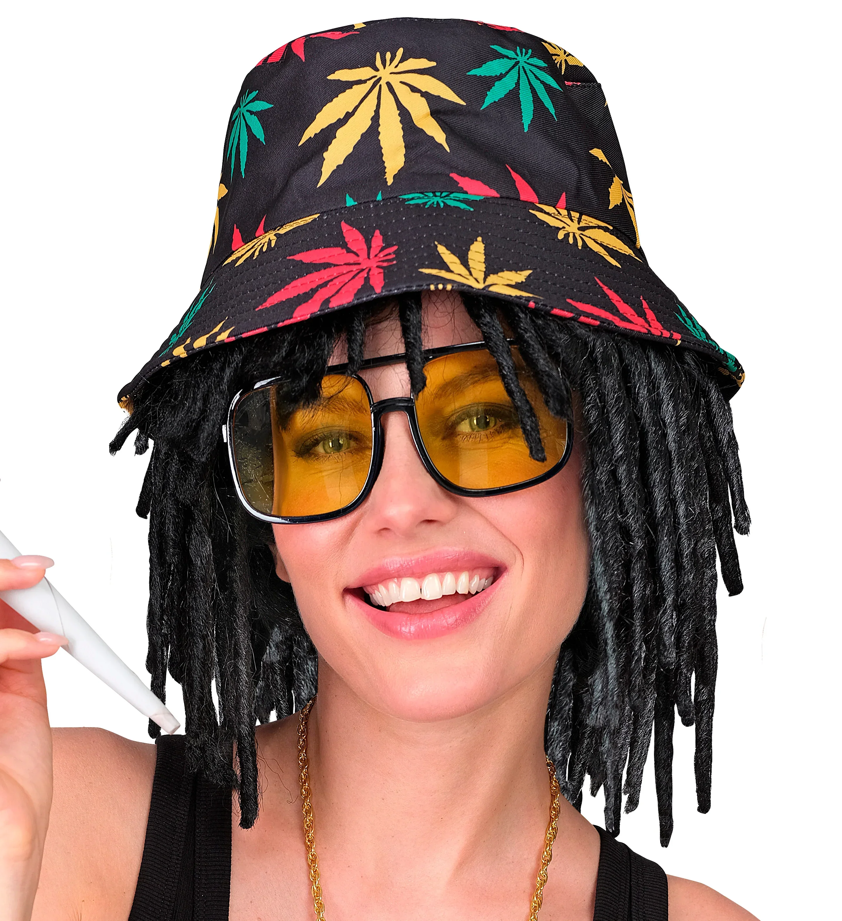 Peluca Morena con Rastas - Image 3