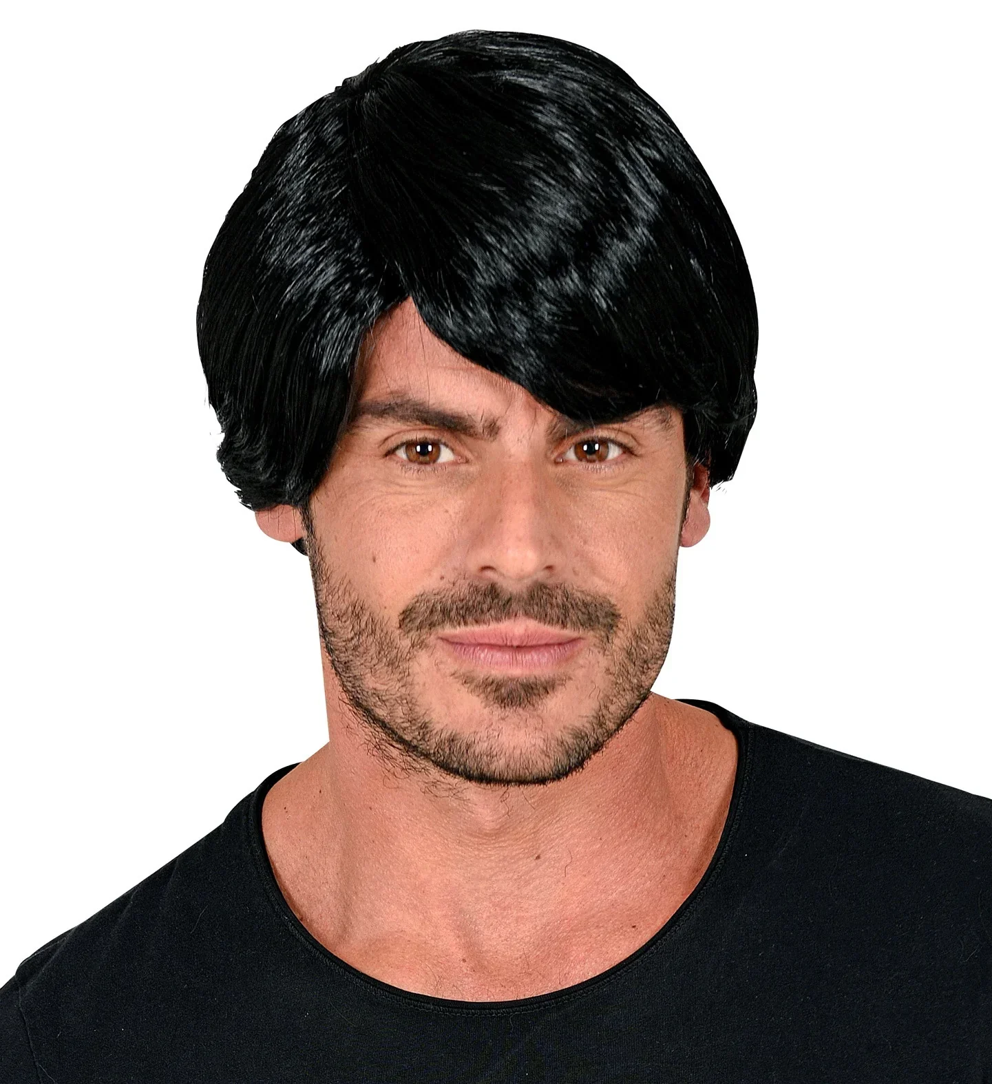 Peluca Morena con Raya al Lado - Image 2