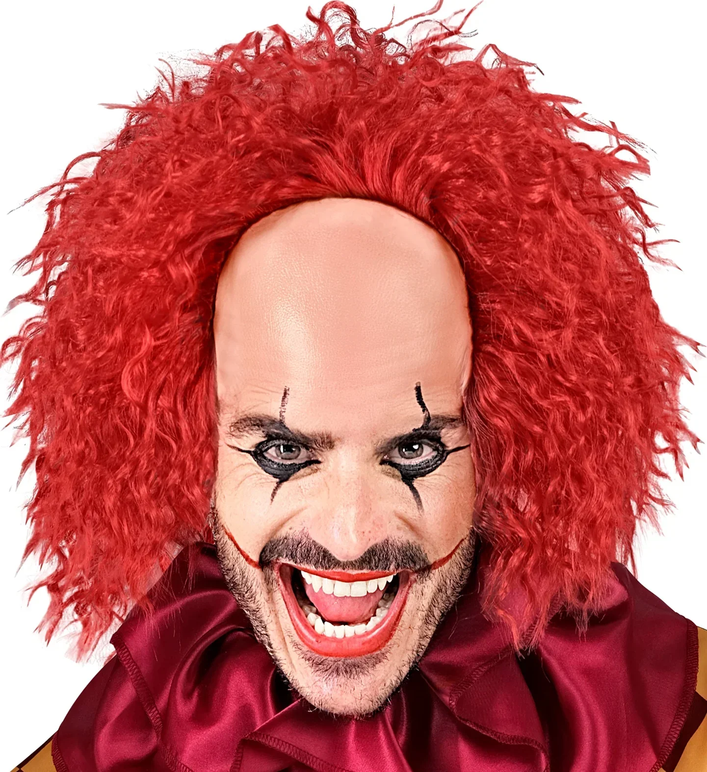Peluca Pelirroja con Calva de Penny el Payaso Asesino - Image 2
