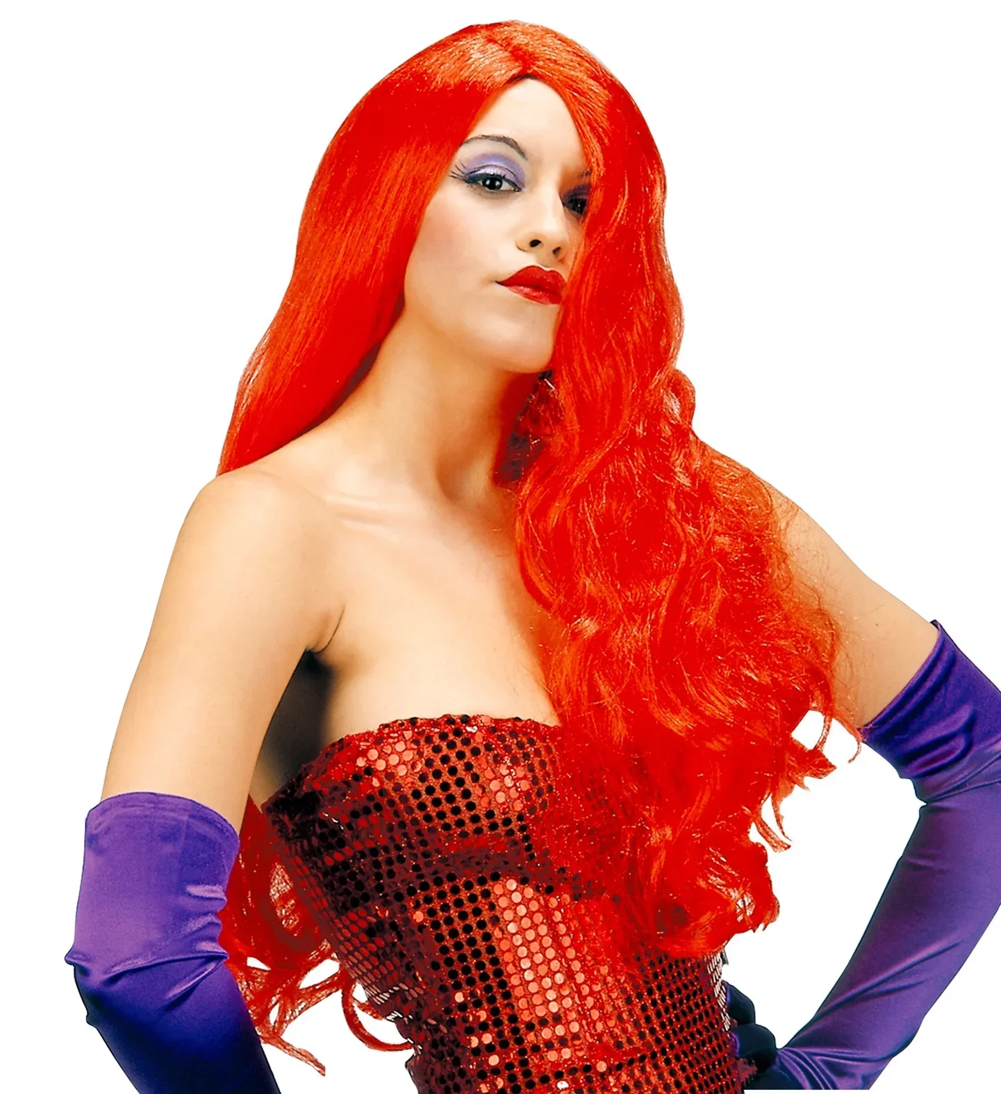 Peluca Roja Ondulada - Image 3