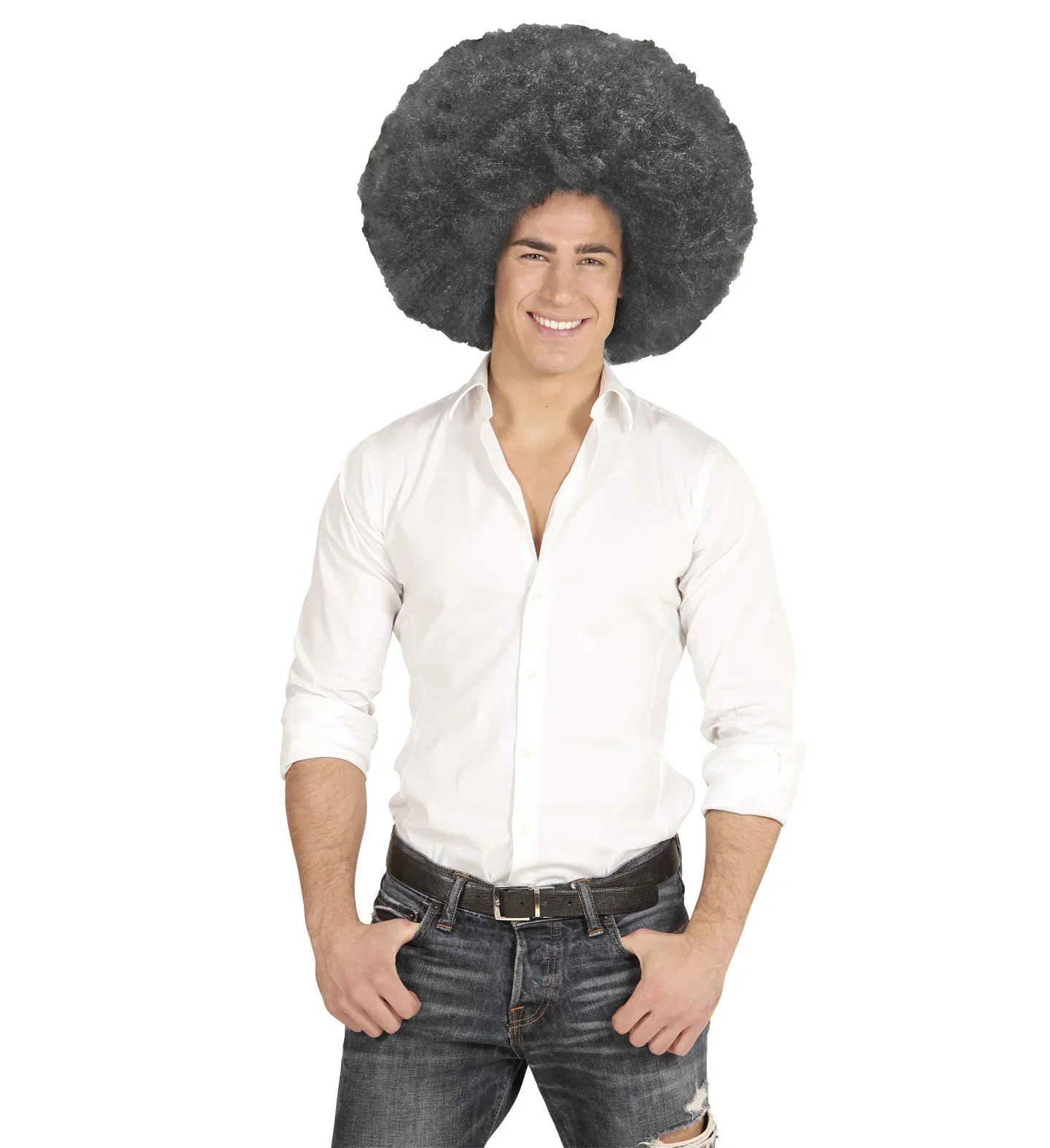 Peluca Super Afro Morena - Image 3