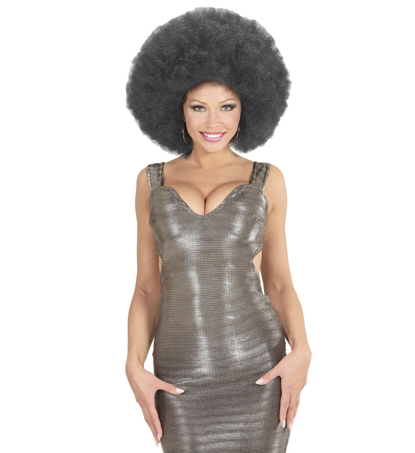Peluca Super Afro Morena - Image 4
