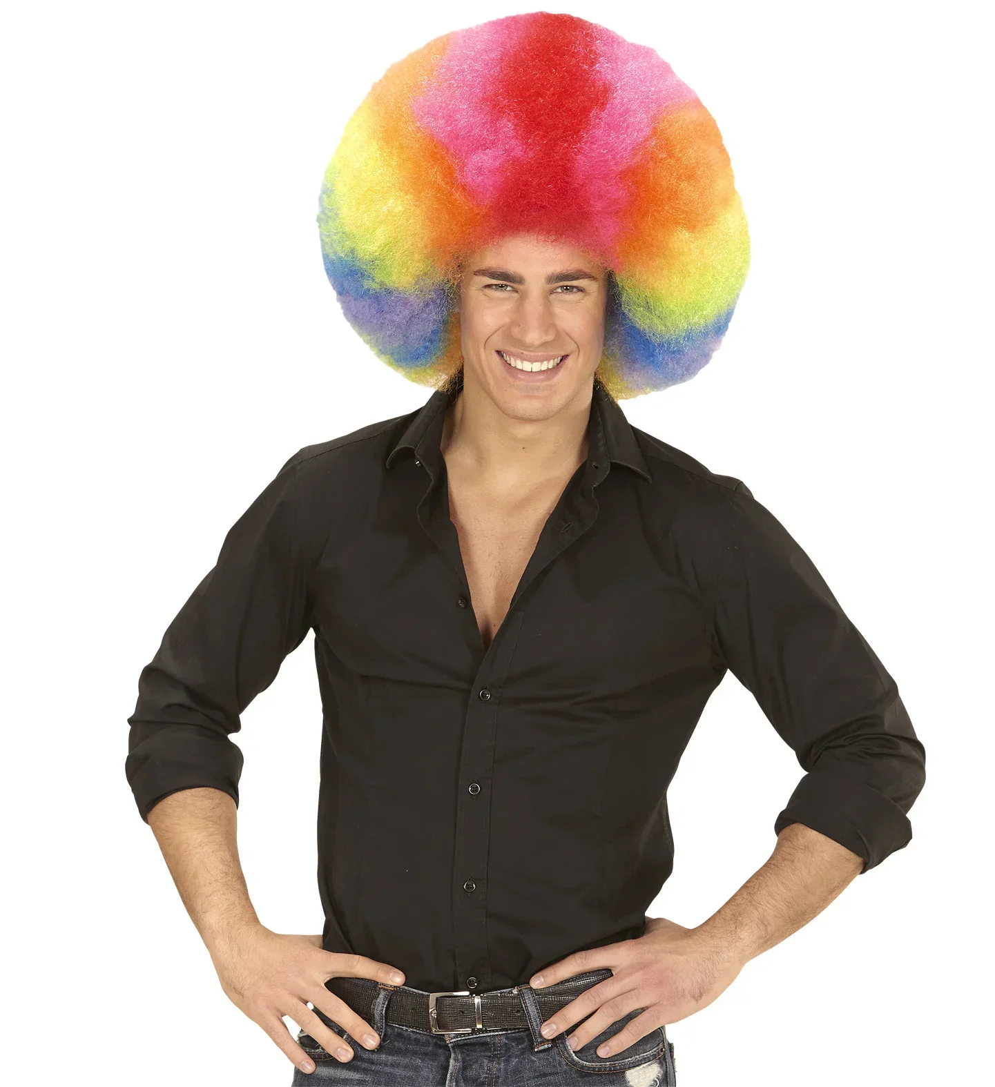 Peluca Super Afro Multicolor - Image 2